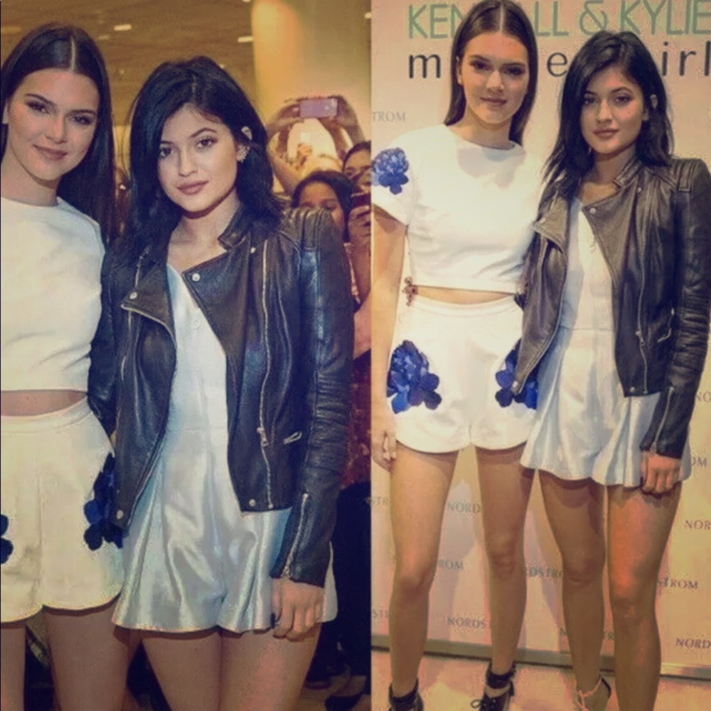 Zara Real Leather Biker Jacket Kylie XS